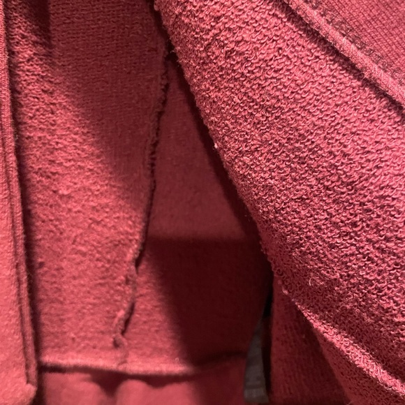 Asos burgandy colored peplum top - Picture 4 of 4